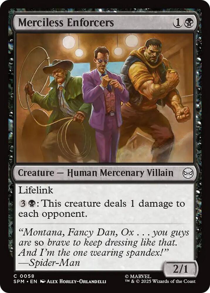 Image for Merciless Enforcers (58) - Magic: The Gathering