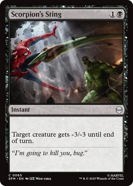 Image for Scorpion's Sting (65) - Magic: The Gathering