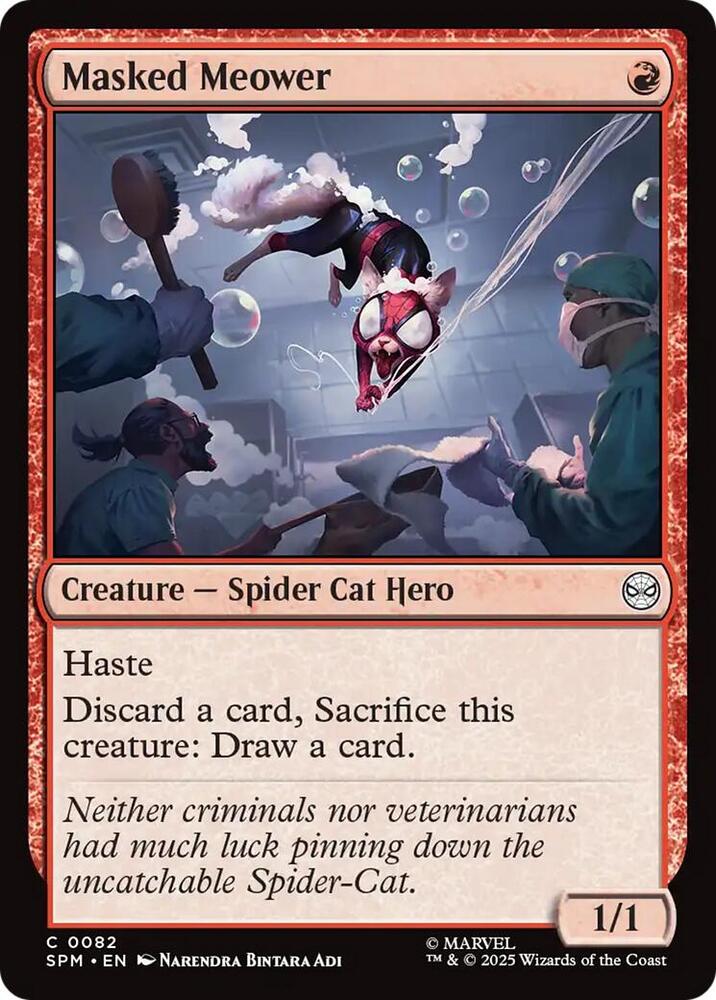 Image for Masked Meower (82) - Magic: The Gathering
