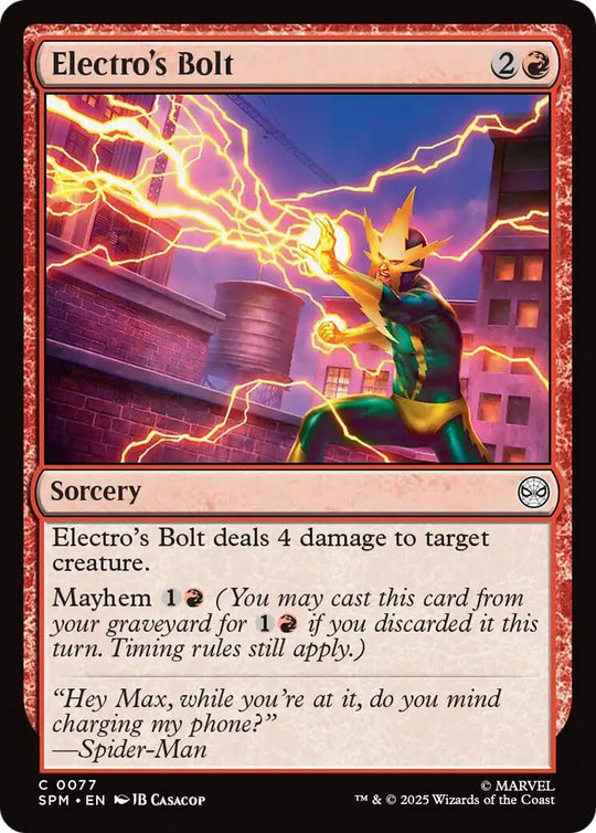 Image for Electro's Bolt (77) - Magic: The Gathering