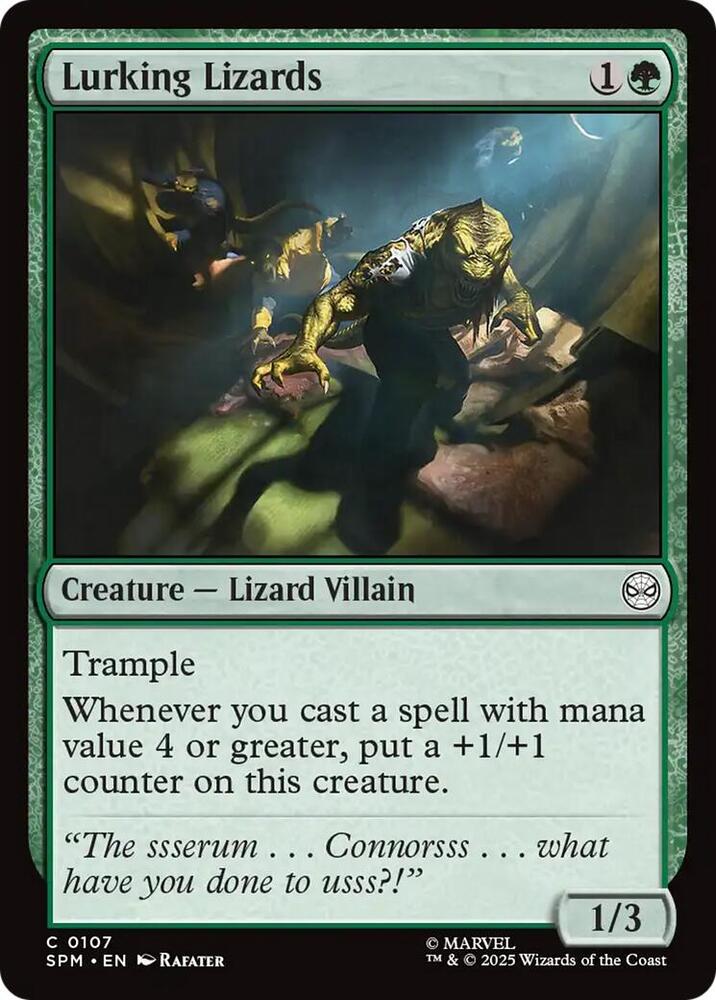 Lurking Lizards (107)