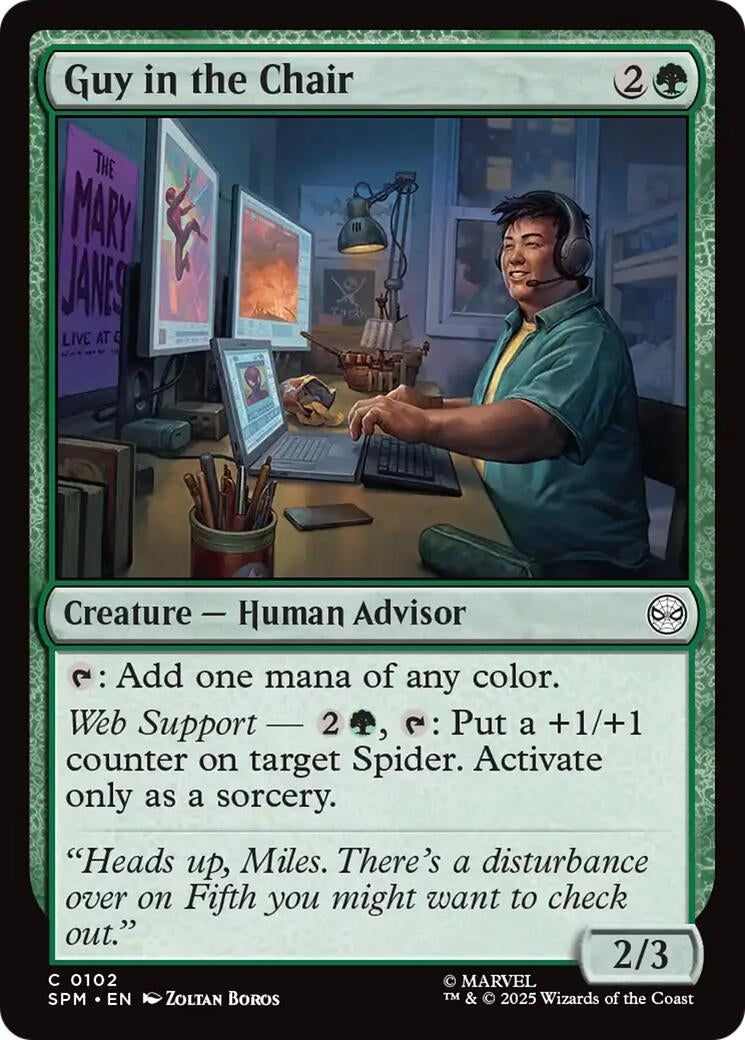Image for Guy in the Chair (102) - Magic: The Gathering