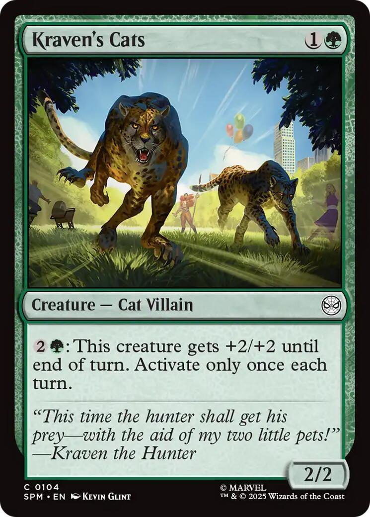 Image for Kraven's Cats (104) - Magic: The Gathering