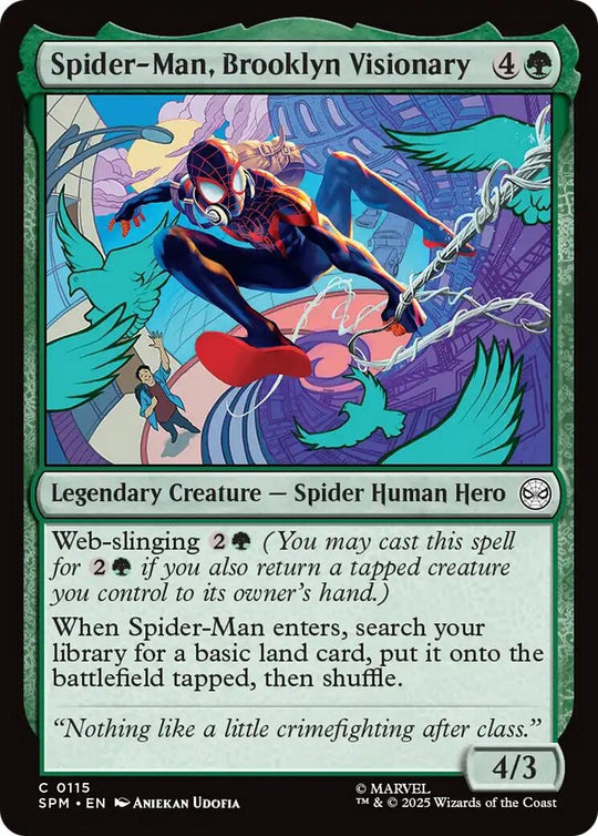Image for Spider-Man, Brooklyn Visionary (115) - Magic: The Gathering