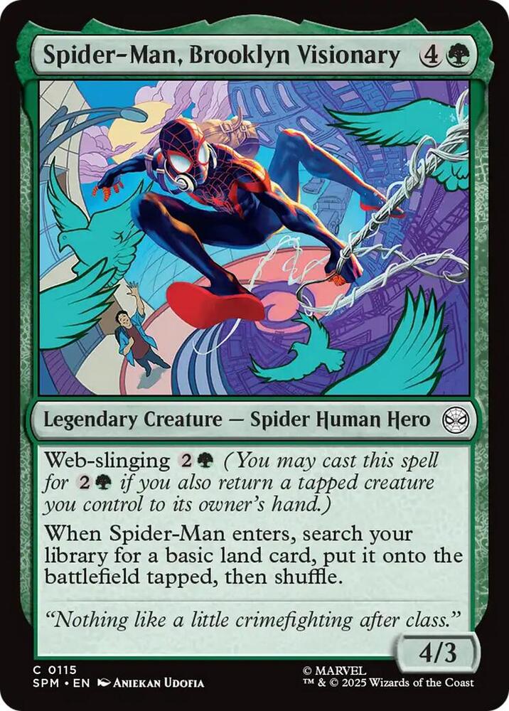 Image for Spider-Man, Brooklyn Visionary (115) - Magic: The Gathering
