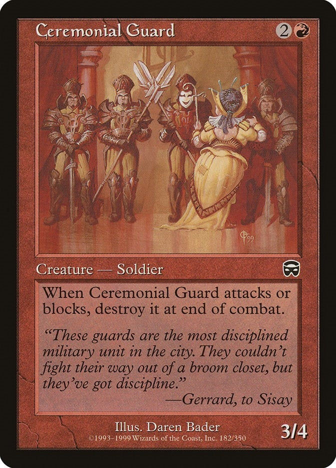 Image for Ceremonial Guard (182) - Magic: The Gathering