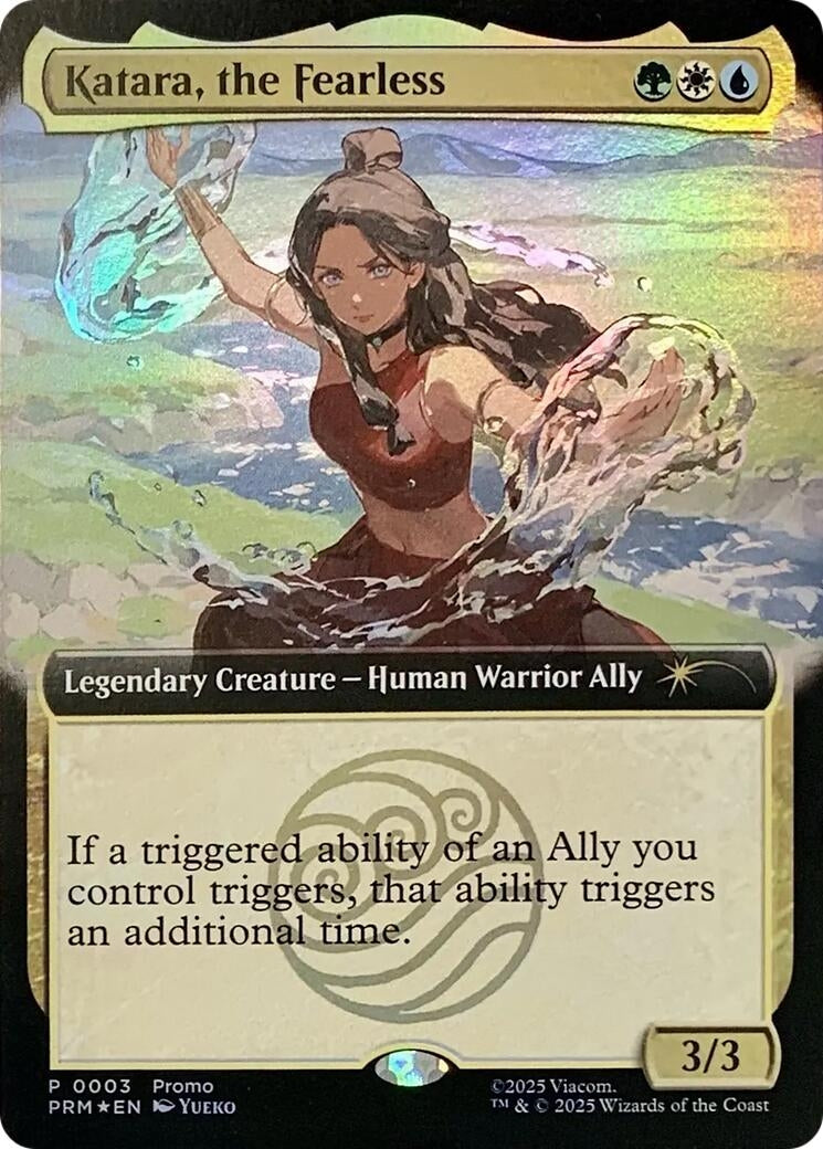 Image for Katara, the Fearless (Extended Art) (3) - Magic: The Gathering