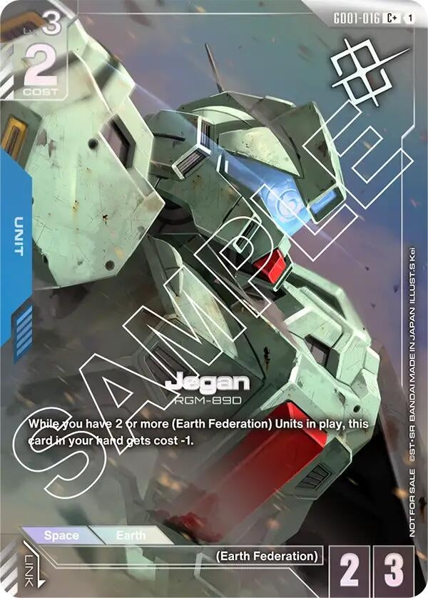 Image for Jegan (Store Tournament Winner Pack 01) (GD01-016) (GCG-PR) - Gundam Card Game