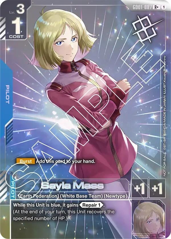 Image for Sayla Mass (Store Tournament Winner Pack 01) (GD01-087) (GCG-PR) - Gundam Card Game