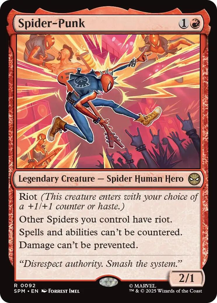 Image for Spider-Punk (92) - Magic: The Gathering