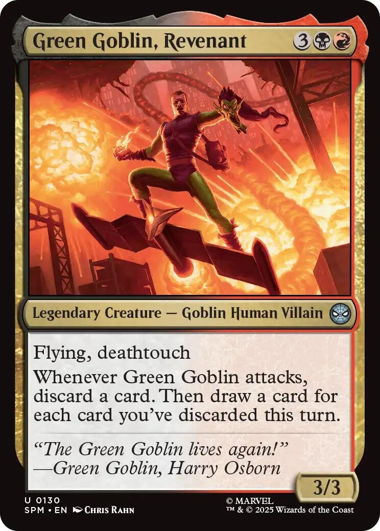 Image for Green Goblin, Revenant (130) - Magic: The Gathering