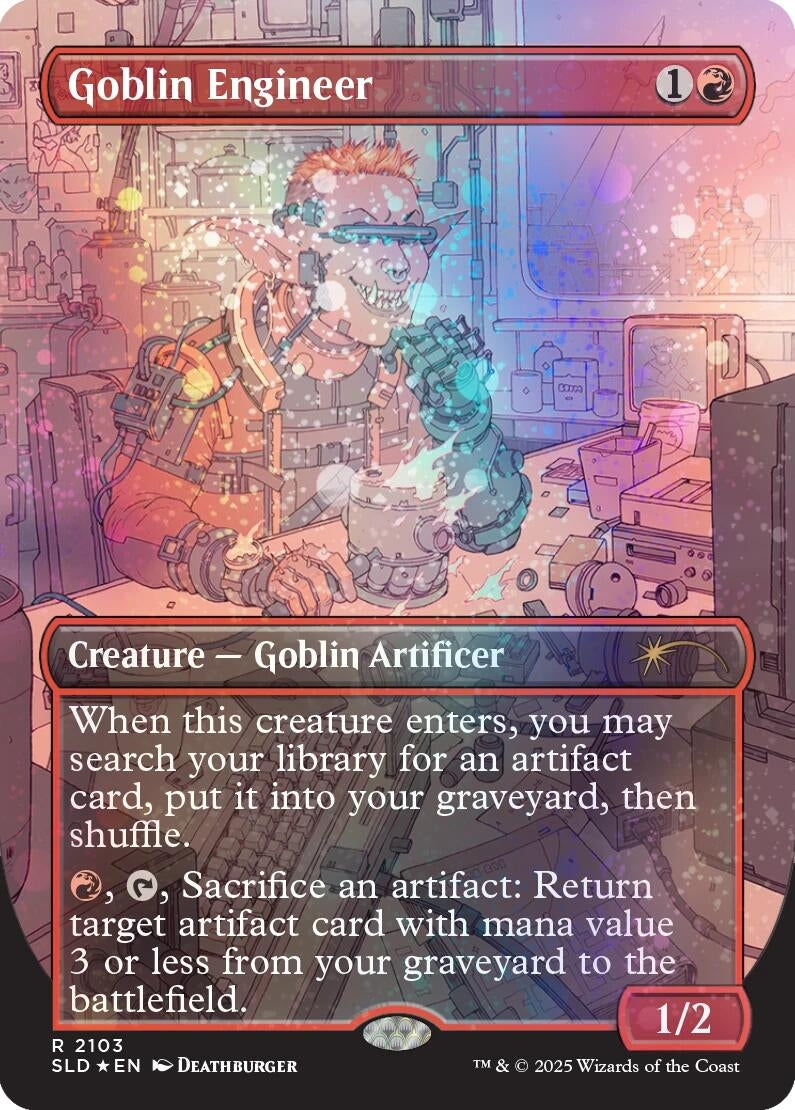 Image for Goblin Engineer (Galaxy Foil) (2103) - Magic: The Gathering