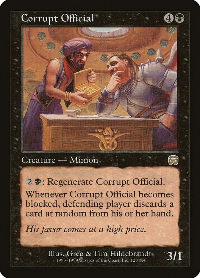 Image for Corrupt Official (128) - Magic: The Gathering