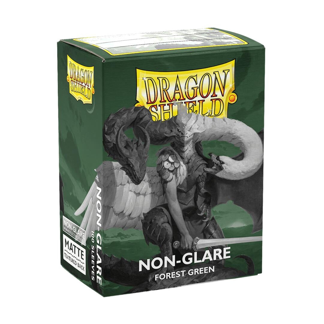 Image for Dragon Shield Non-Glare Matte Forest Green Sleeves (100-Pack) - Card Sleeves