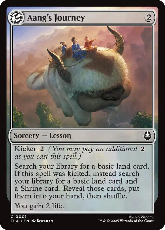 Image for Aang's Journey (1) - Magic: The Gathering