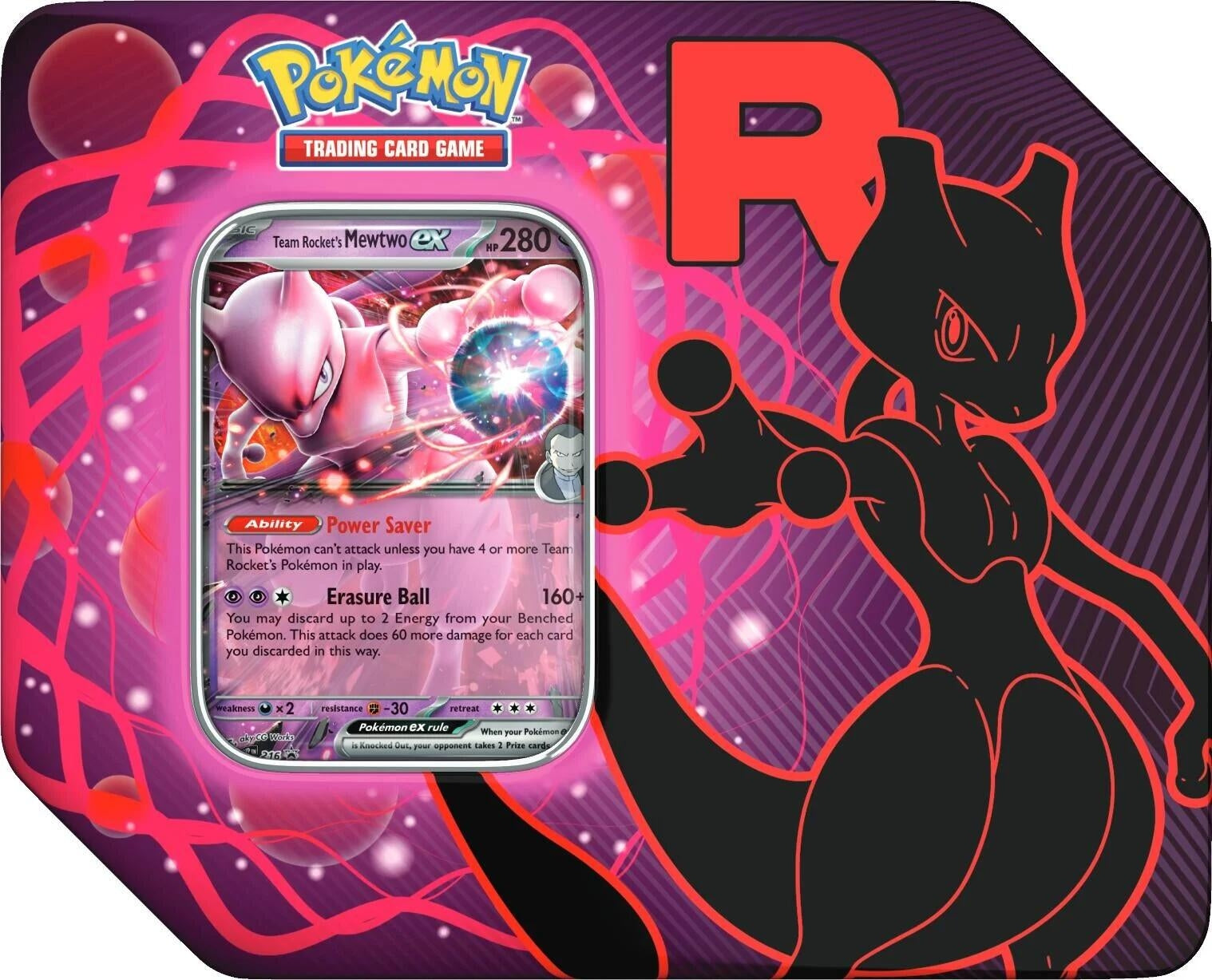 Image for Team Rocket Tin [Team Rocket's Mewtwo ex] - Pokemon