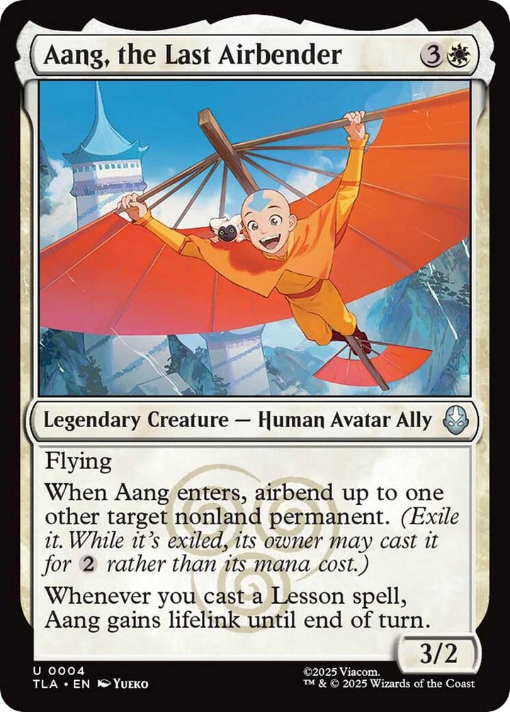 Image for Aang, the Last Airbender (4) - Magic: The Gathering