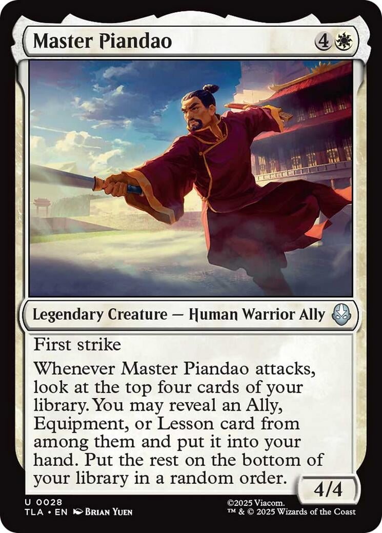 Image for Master Piandao (28) - Magic: The Gathering