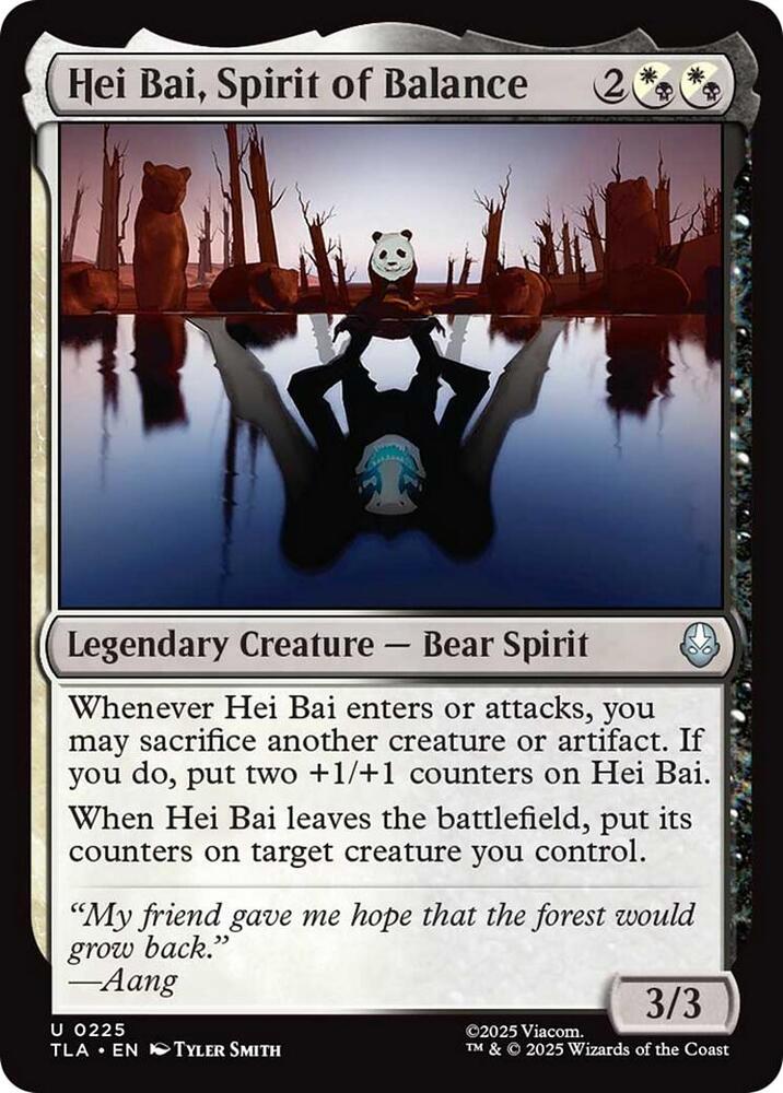 Image for Hei Bai, Spirit of Balance (225) - Magic: The Gathering