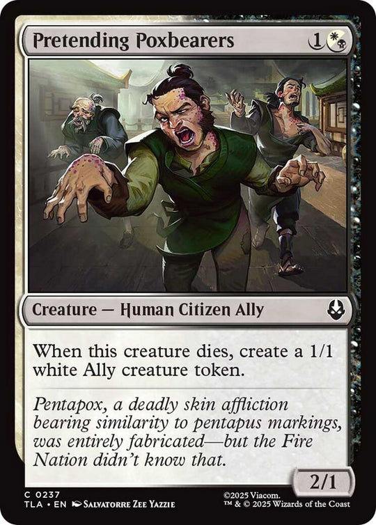 Image for Pretending Poxbearers (237) - Magic: The Gathering