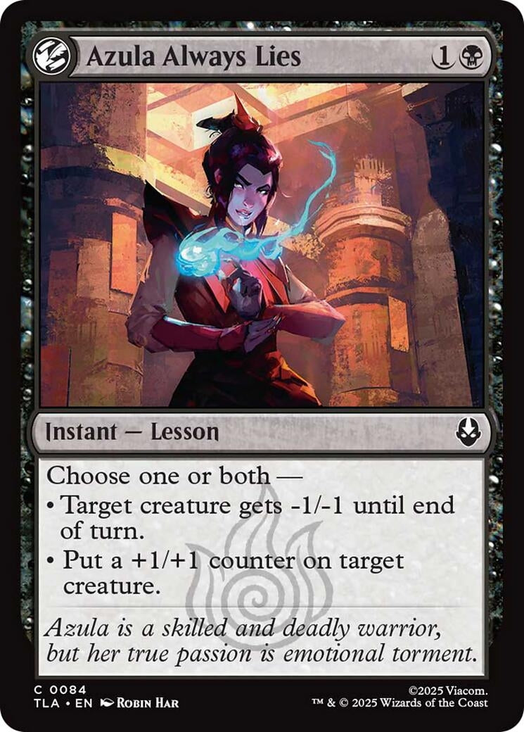 Image for Azula Always Lies (84) - Magic: The Gathering