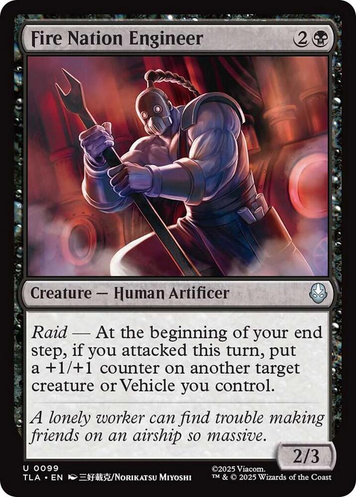 Image for Fire Nation Engineer (99) - Magic: The Gathering