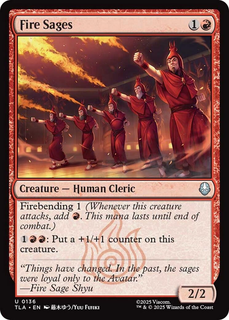 Image for Fire Sages (136) - Magic: The Gathering