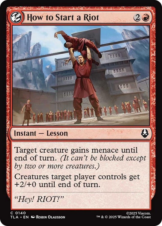 Image for How to Start a Riot (140) - Magic: The Gathering