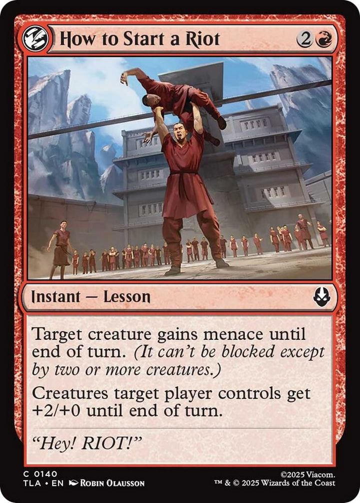 Image for How to Start a Riot (140) - Magic: The Gathering