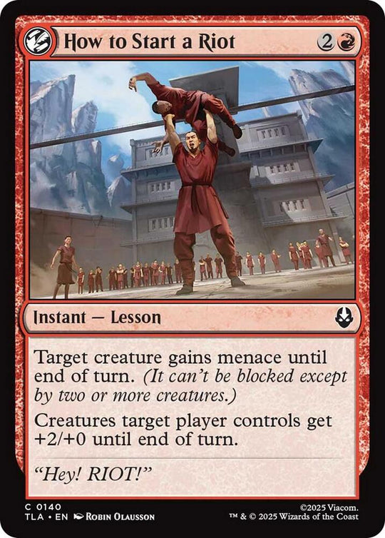 Image for How to Start a Riot (140) - Magic: The Gathering