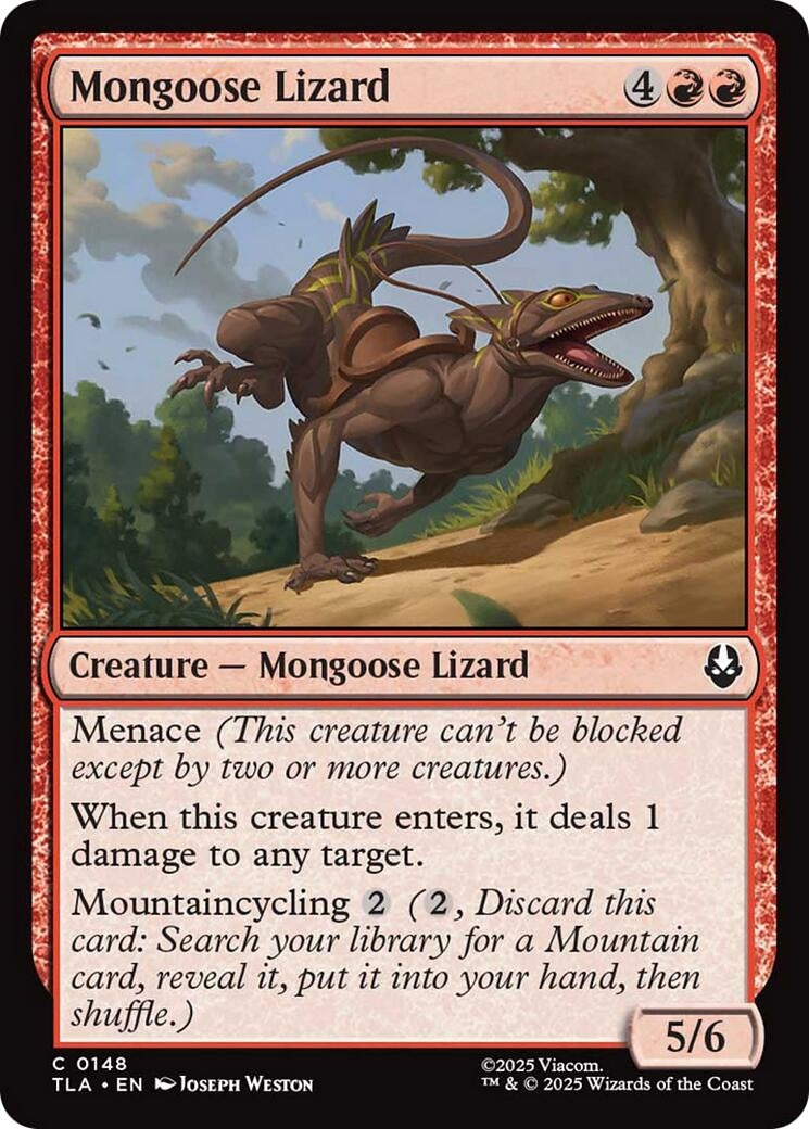 Image for Mongoose Lizard (148) - Magic: The Gathering