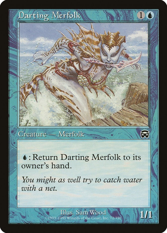 Image for Darting Merfolk (72) - Magic: The Gathering
