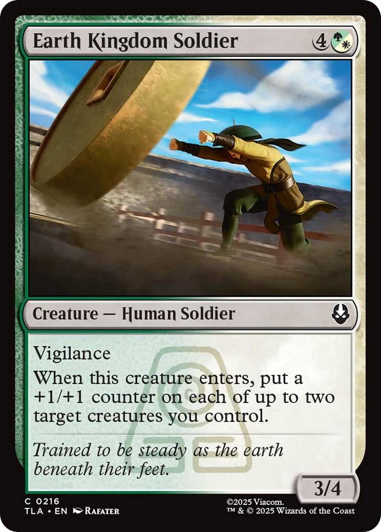 Image for Earth Kingdom Soldier (216) - Magic: The Gathering