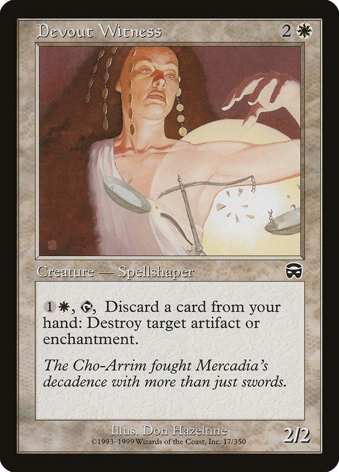 Image for Devout Witness (17) - Magic: The Gathering