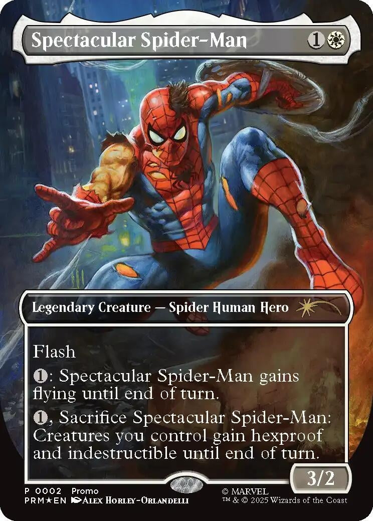 Image for Spectacular Spider-Man (Borderless) (2) - Magic: The Gathering