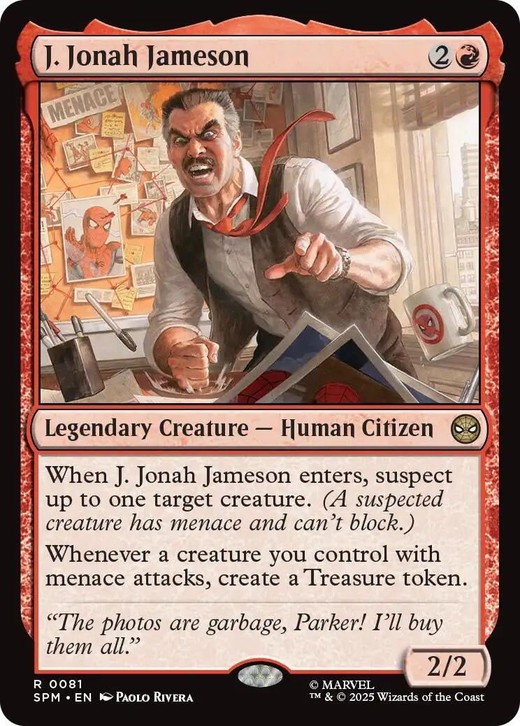 Image for J. Jonah Jameson (81) - Magic: The Gathering