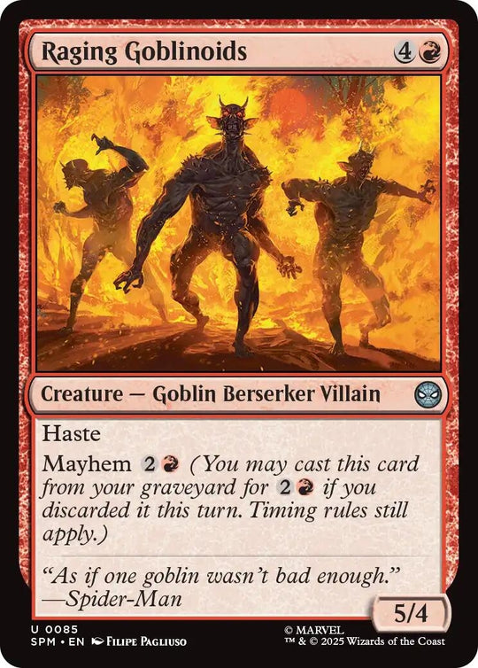 Image for Raging Goblinoids (85) - Magic: The Gathering