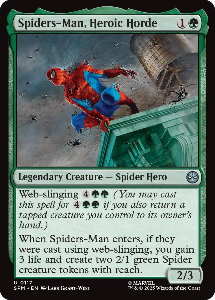 Image for Spiders-Man, Heroic Horde (117) - Magic: The Gathering