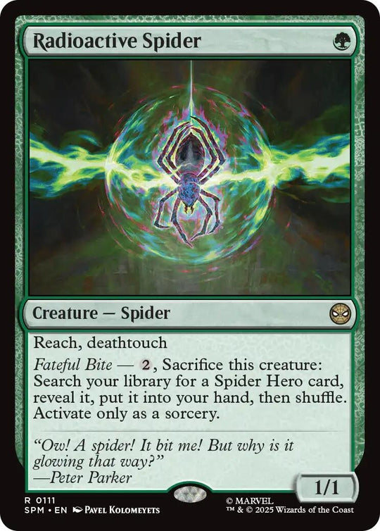 Image for Radioactive Spider (111) - Magic: The Gathering