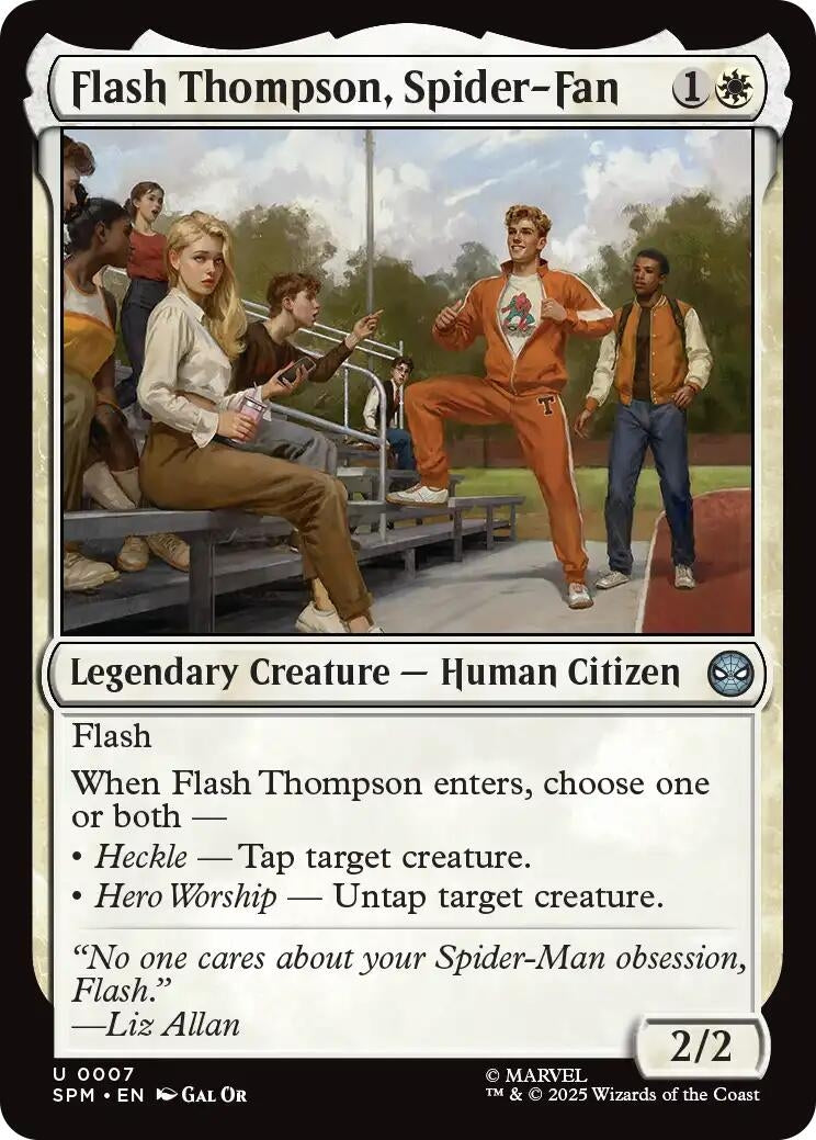 Image for Flash Thompson, Spider-Fan (7) - Magic: The Gathering