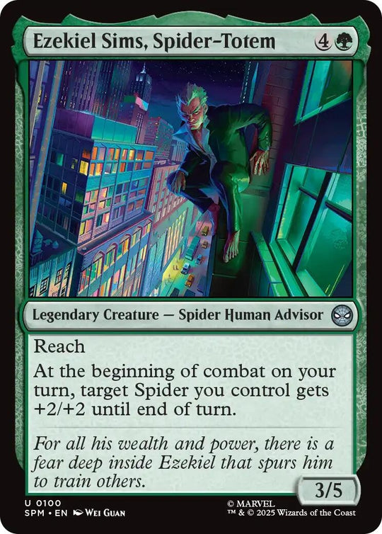 Image for Ezekiel Sims, Spider-Totem (100) - Magic: The Gathering