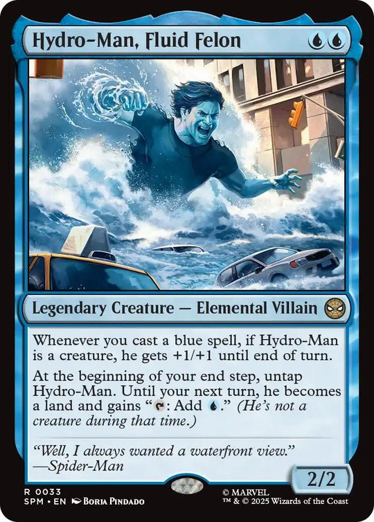 Image for Hydro-Man, Fluid Felon (33) - Magic: The Gathering