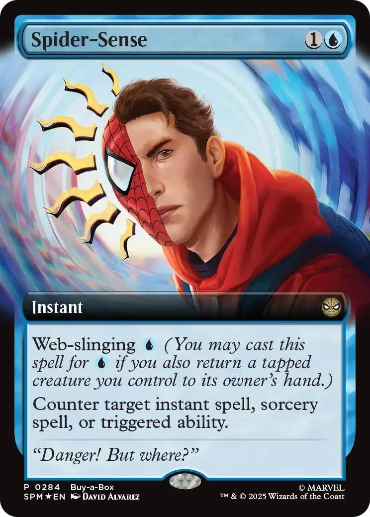 Image for Spider-Sense (Extended Art) (284) (BABP) - Magic: The Gathering