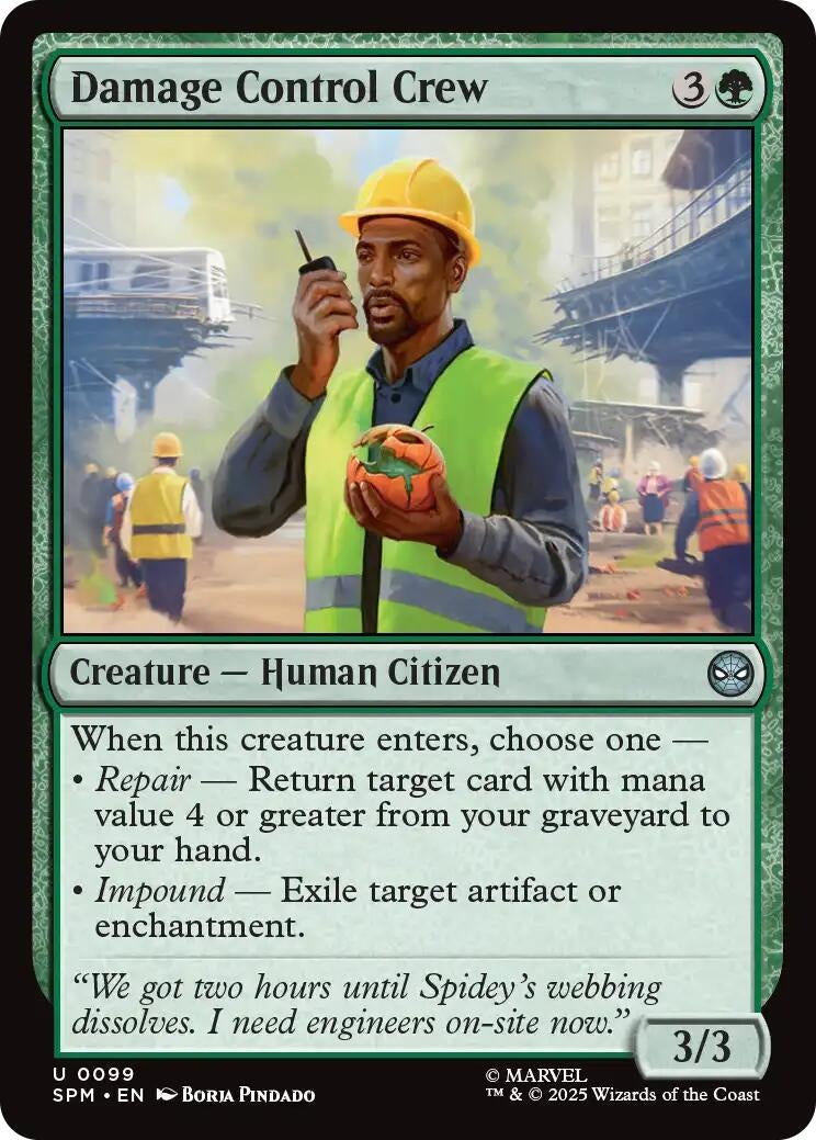 Image for Damage Control Crew (99) - Magic: The Gathering