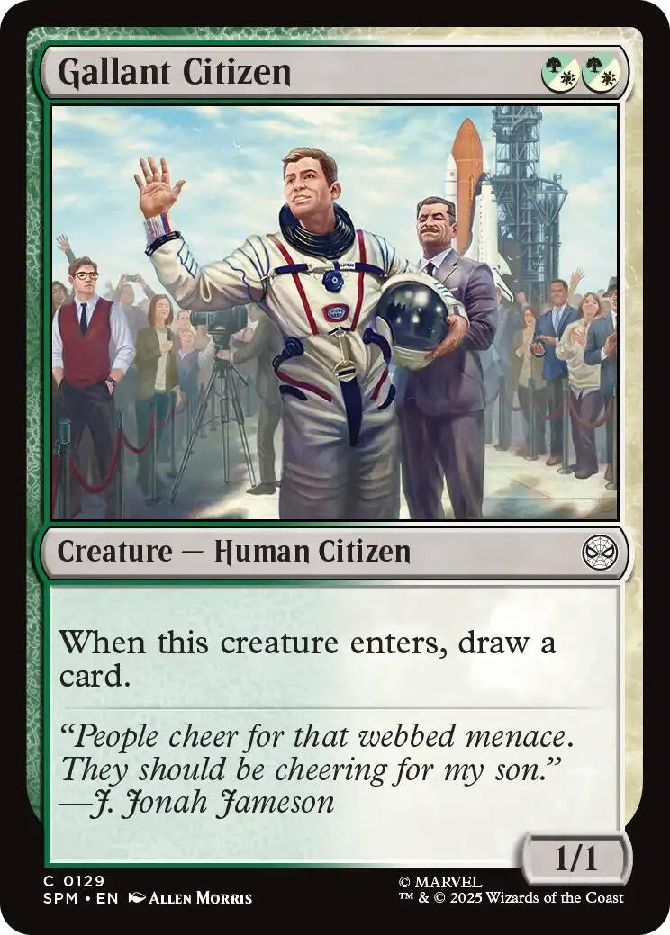 Image for Gallant Citizen (129) - Magic: The Gathering