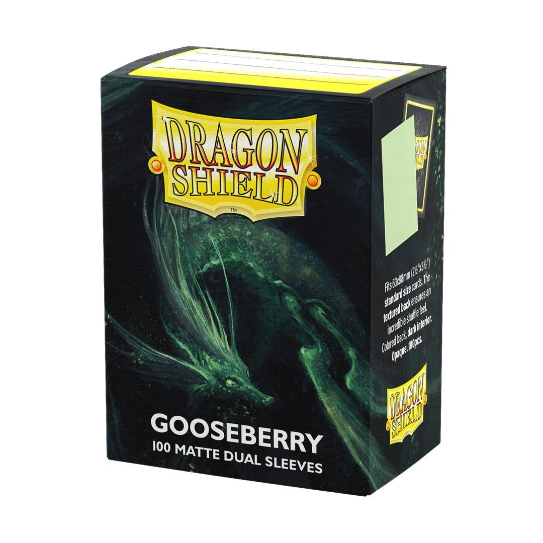 Image for Dragon Shield Dual Matte Standard Sleeves - Gooseberry (100-Pack) - Card Sleeves