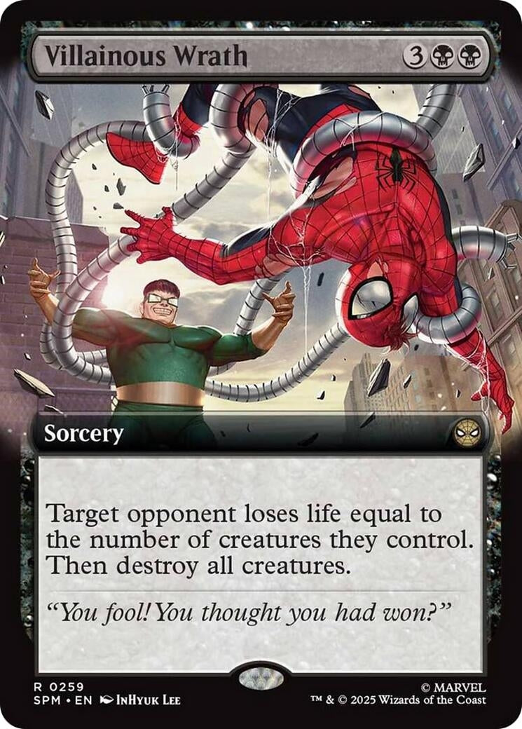 Image for Villainous Wrath (Extended Art) (259) - Magic: The Gathering