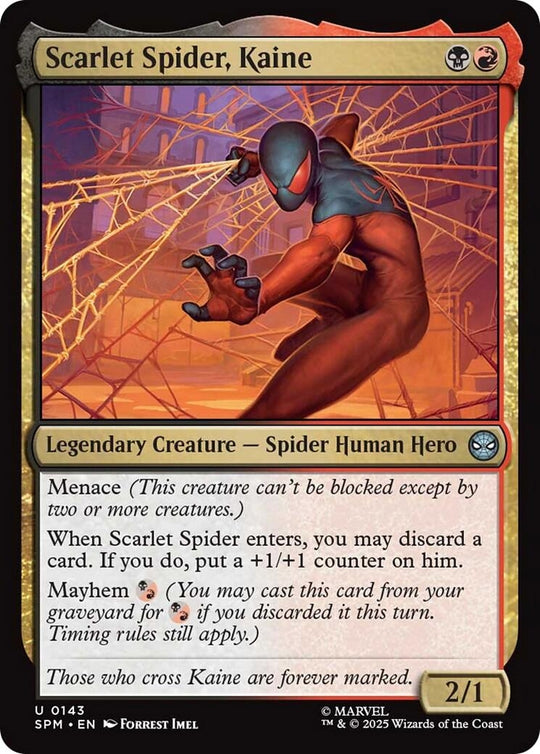 Image for Scarlet Spider, Kaine (143) - Magic: The Gathering