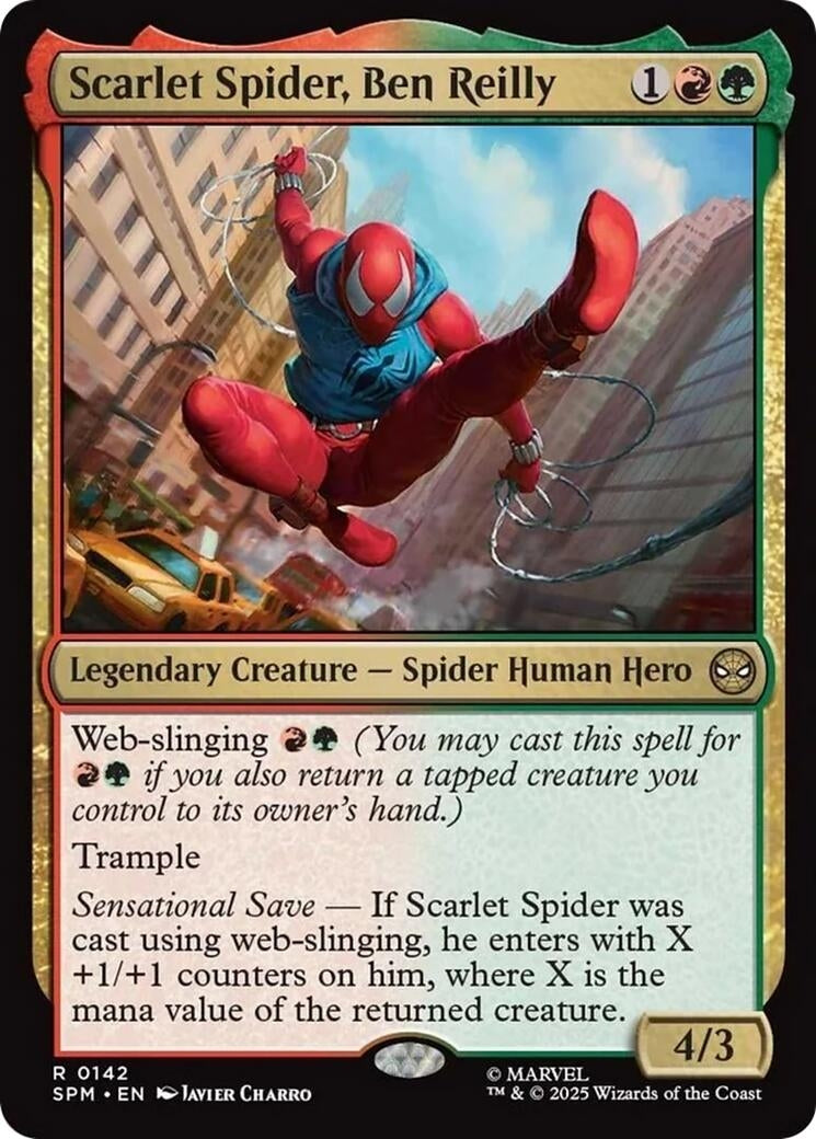 Image for Scarlet Spider, Ben Reilly (142) - Magic: The Gathering