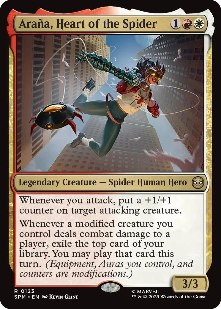 Image for Arana, Heart of the Spider (123) (SPM) - Magic: The Gathering